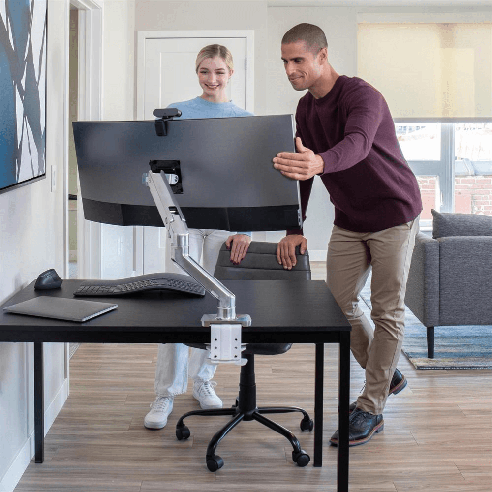 Ergotron LX HD 46 inch 13,6 kg monitorarm Gepolijst Aluminium 45-384-026 (Refurbished)