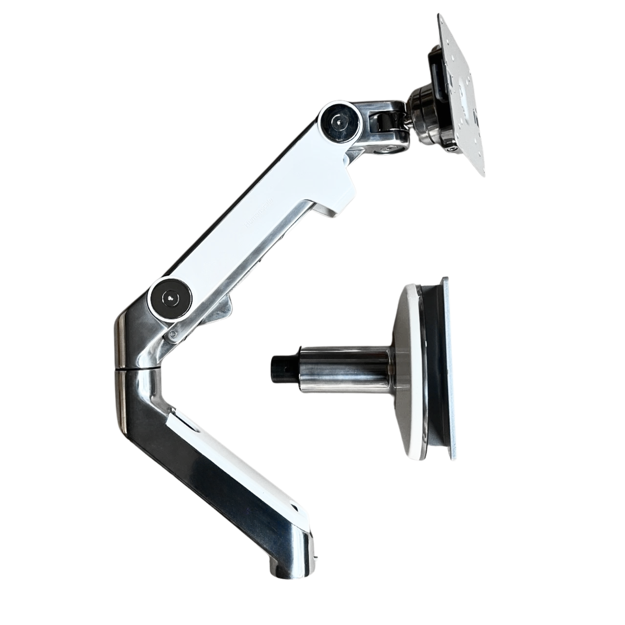 Humanscale M8 - Monitorarm met klembevestiging 18 kg Vesa Wit / Desk Mount (Refurbished)